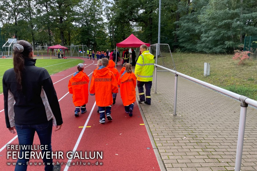 Zwergenmarsch der Kinderfeuerwehren Dahme-Spreewald 2021